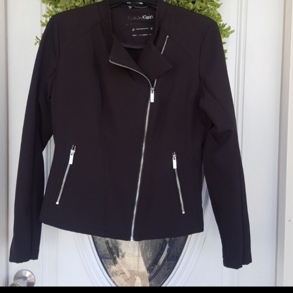 Calvin Klein Women's Lux Jacket with Zip - Picture 5 of 7